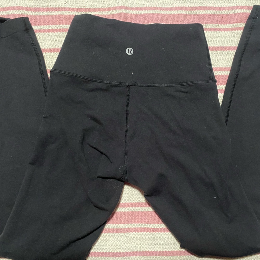 black lululemon align leggings 28”